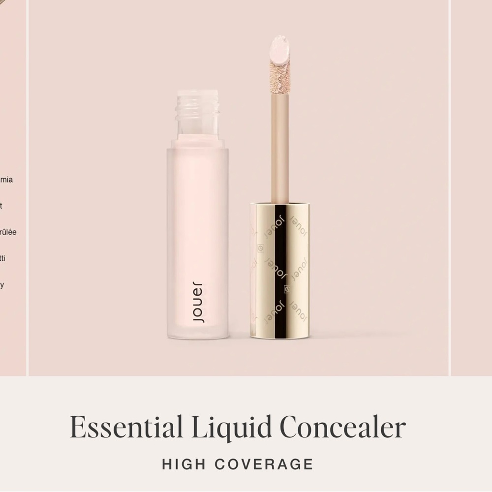 Jouer full coverage liquid concealer Toast